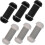 6pcs Foot Grinder Replacement Roller Heads for Electric Pedicure Tool 1