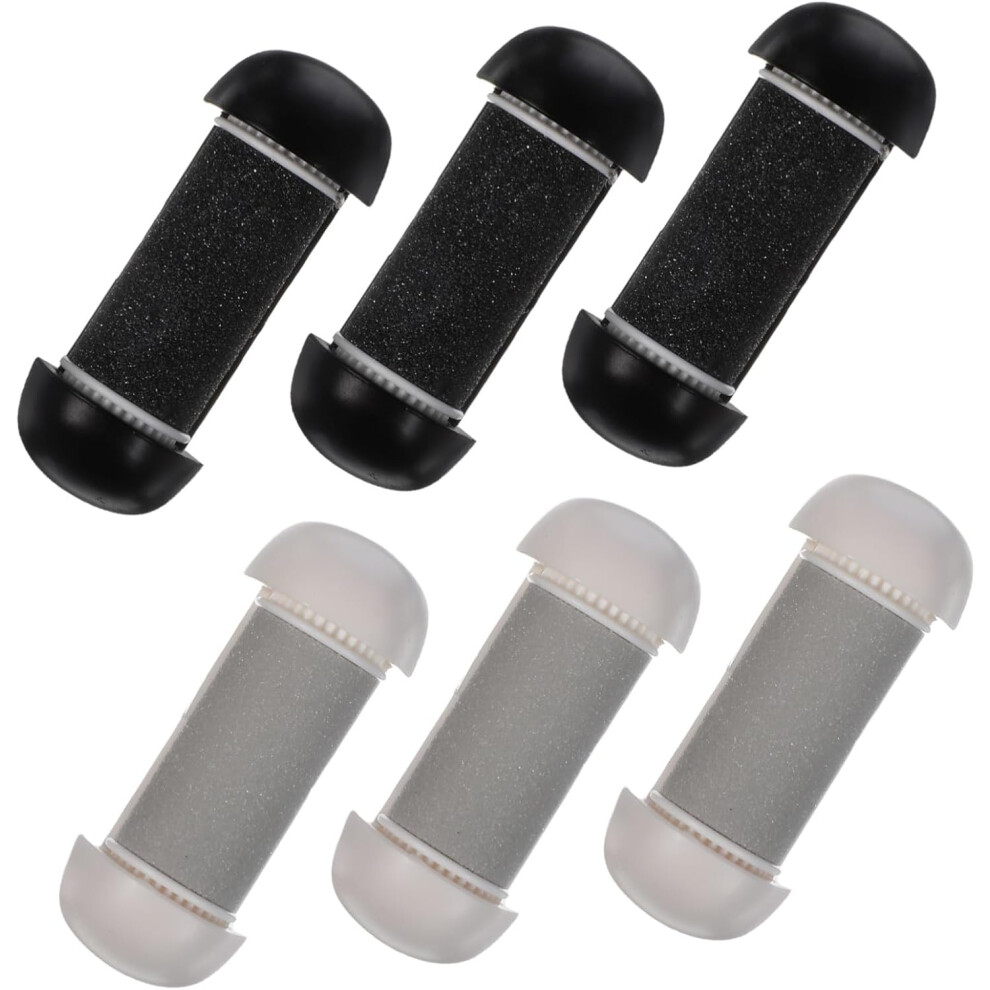Hkhbjs 6Pcs Foot Grinder Replacement Roller Heads For Electric Pedicure Tool