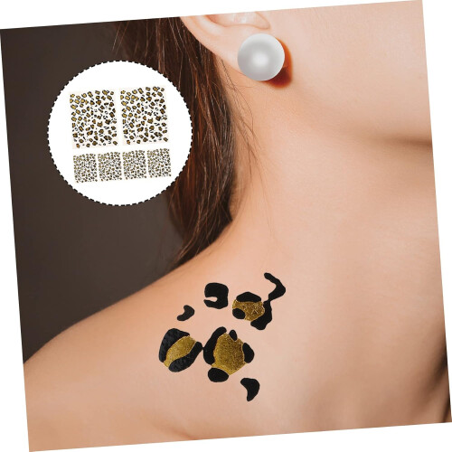 12 feuilles de transfert décoratives pour tatouages éphémères 2