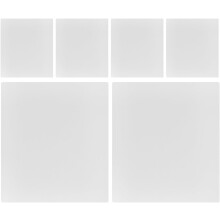 6pcs PVC Drawing Mat 20x18cm for 3D Printing Pen, DIY Craft Sketch Tool