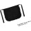 2 schwarze Halbschürzen mit Tasche aus strapazierfähigem Polyester 2