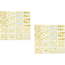 6 Sheets Sunflower Nail Art Stickers Decals DIY Nail Art Accessories