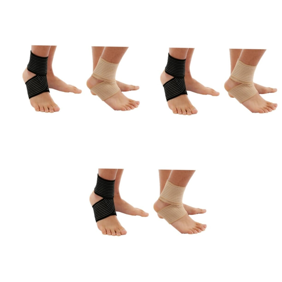Hkhbjs 6Pcs Compression Ankle Support Sleeve Sock For Men Women Warm Ankle Guard Brace