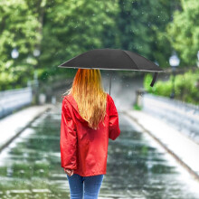 Automatycznie otwierany i zamykany odwrócony parasol przeciwsłoneczny z blokadą UV, wiatroszczelny, duży parasol przeciwsłoneczny
