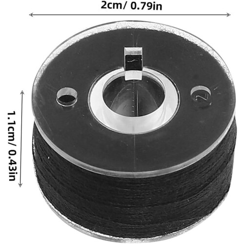 Bobines de fil à coudre en polyester pré-enroulées (144 pièces) 1