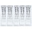6sheets C-type Eye Testing Chart Chart for Boys and Girls Standard Eye Exam Wall 1