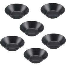 Moule à tartelettes aux œufs (6 pièces) en acier au carbone antiadhésif, robuste et facile à nettoyer, matériau de qualité alimentaire