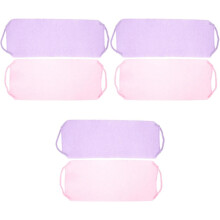 6-teiliges Set Peeling-Badetücher für die Dusche, Rückenpeeling-Handtücher für das Baden, japanisches Körperpeeling-Handtuch mit Kordelzug