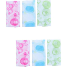 6-teiliges Set Peeling-Duschbürsten, lange Rückenbürsten, Badehandtuch-Körperbürsten