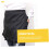 2 schwarze Halbschürzen mit Tasche aus strapazierfähigem Polyester 8