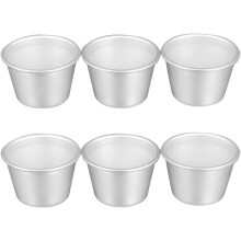 6-teiliges Mini-Kuchenform-Set, runde Kuchenform aus Aluminiumlegierung