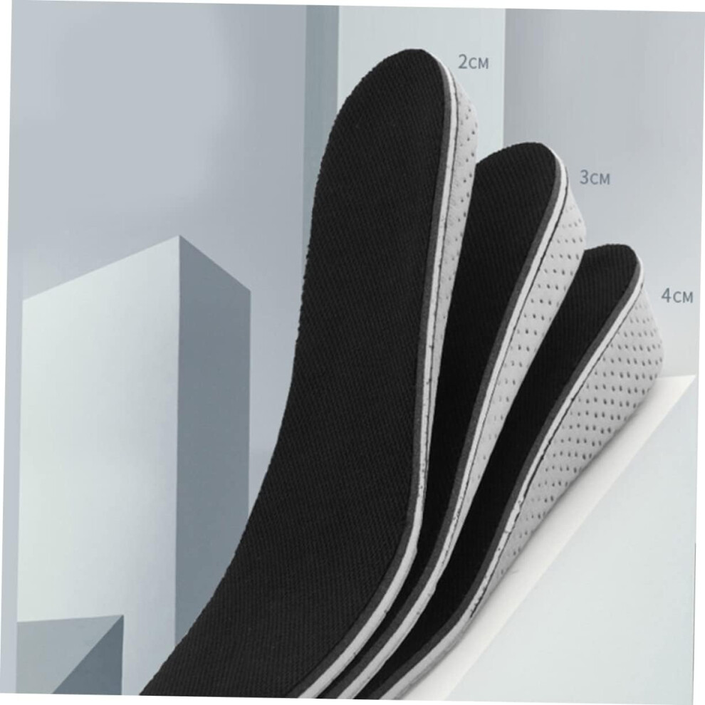 Hkhbjs 2Pcs Breathable Invisible Shoe Insole Eva For Sports Shoe Lift Comfortable Heightening Insole For Running
