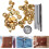 12 Sets Metal Snap Fasteners 15mm Copper Snap Buttons with Setting Tool and Storage Box 8