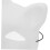 2 stk. DIY plast kattemasker blanke maskeradetilbehør 8