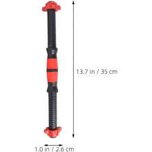 Sada rukovätí na činky s maticami 35 cm, závitová oceľová tyč, fitness vybavenie