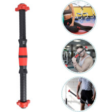 Súlyzórúd fogantyúkészlet anyákkal 35 cm menetes acélrúd fitneszeszközök
