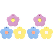 6 Stück Silikon-Schlüsselhüllen in Blumenform, flexibel und praktisch zum Mitnehmen, dekorative Hauskappen