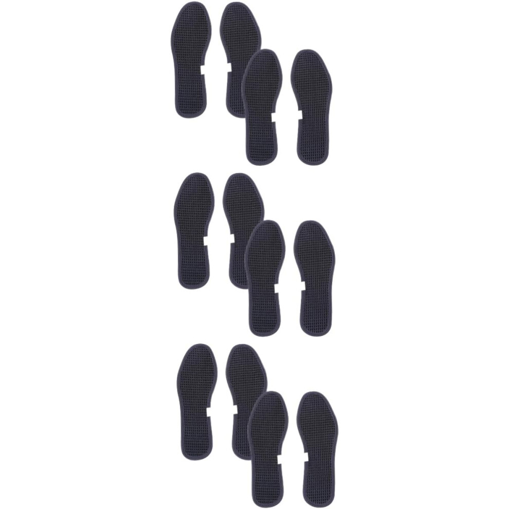 Hkhbjs Black 6Pairs Bamboo Insoles Shoe Pads Sports Shoes Cushion Foot Care Insoles For Men Women