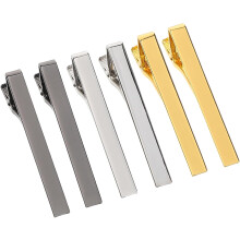 6 stuks metalen dasspelden voor heren, modieuze dasspelden voor zakelijke gelegenheden en bruiloften, metalen overhemdclip