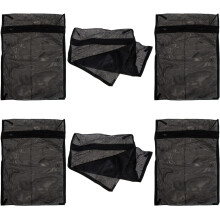 Lot de 6 sacs à linge en filet, 30 x 40 cm, structure en filet polyester pour une protection optimale.