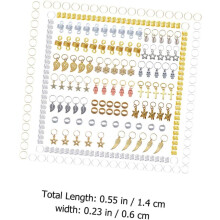 Hair Buckle Dreadlocks Braiding Ring Gold Silver DIY Hair Tube for Messy Bun Women Accessories