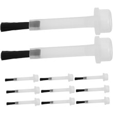50 stuks wegwerp nagelborstels, vervangende borstelkopjes 1,77 x 0,47 x 0,47 inch