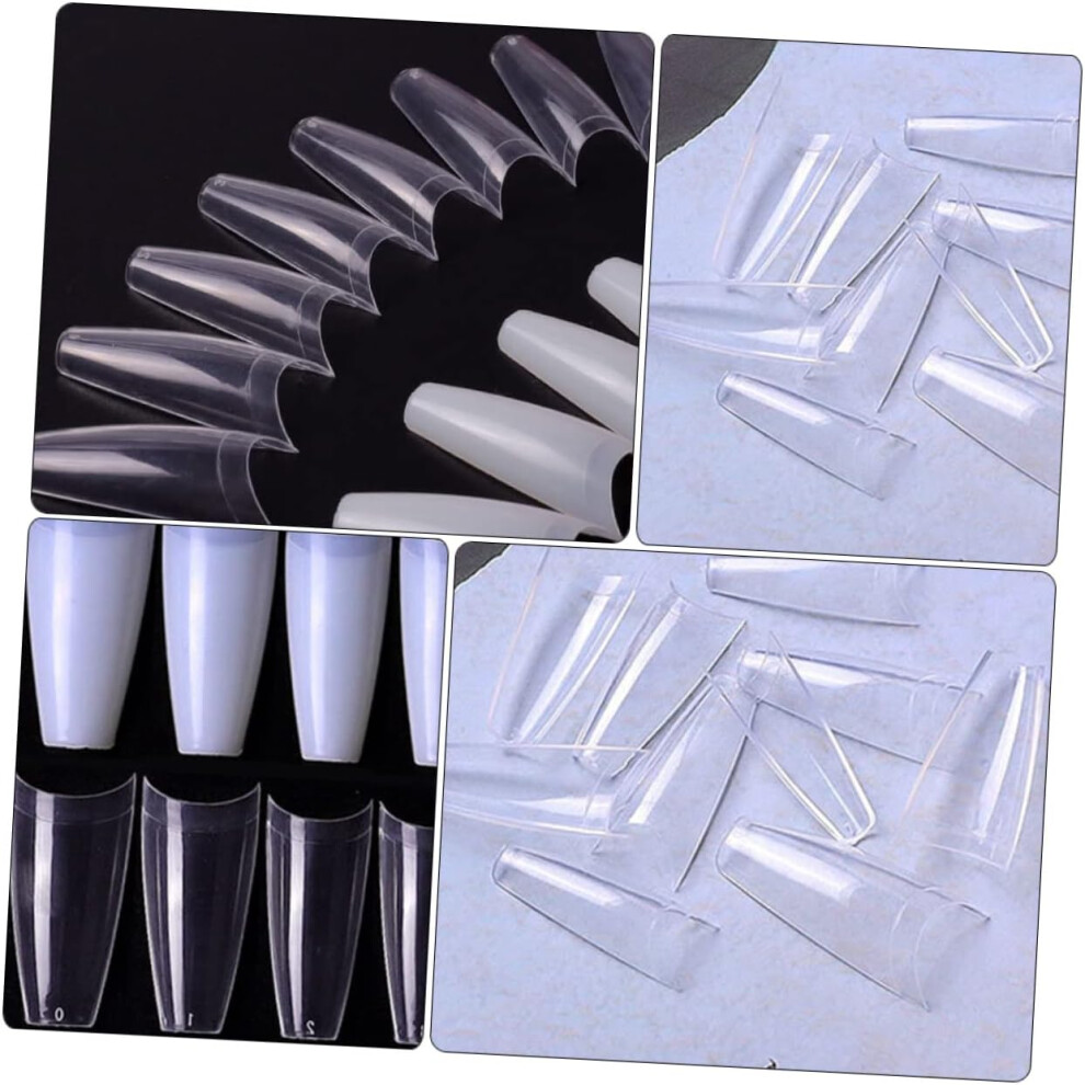 Hkhbjs Nail Stickers Set 500Pcs French Manicure Tips Non-Toxic Comfortable Fit Easy To Apply Unique Nail Decor