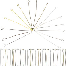 Ösenstift, Schmuckkopf, Stift für Schmuckherstellung, DIY-Bastelbedarf für Armbänder, Halsketten, Ohrringe, Anhänger, Kunstprojekte