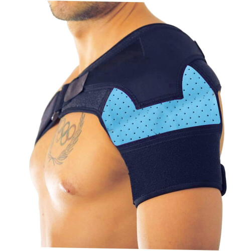 3pcs Shoulder Support Brace for Sprained Shoulder Stability Adjustable Elastic Easy Clean Lightweight 2