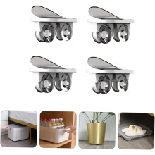 12 selbstklebende Rollen, Einwegräder für Aufbewahrungsboxen, Mülleimer und Serviettenboxen, einfache Montage, selbstklebende Räder