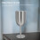 Verre à vin en acier inoxydable 35 cl 4