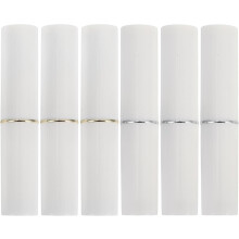 Leere Lippenbalsam-Tuben, 6 Stück, 2,8 g, Aufbewahrungsbehälter für Lipgloss aus Kunststoff, nachfüllbare Lippenstiftfläschchen