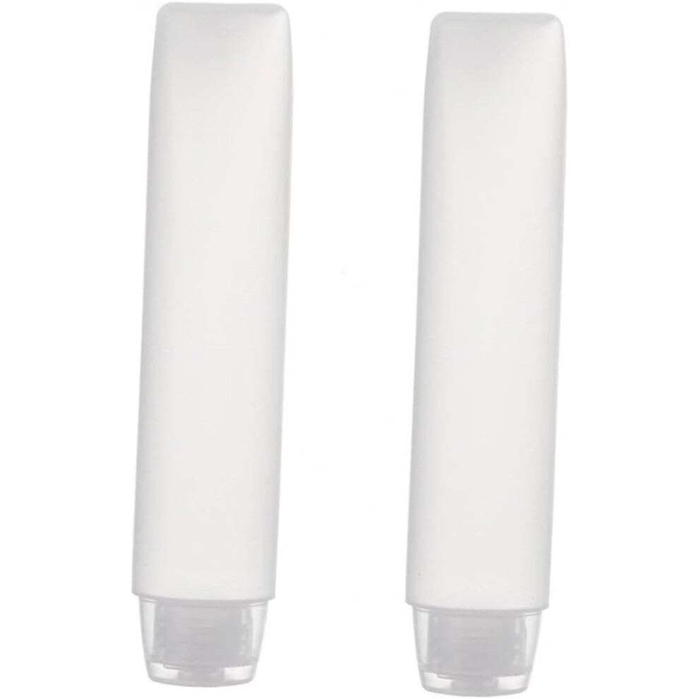 Hkhbjs White 6Pcs Travel Toiletry Bottles Gentle Cleanser Refillable Pump Dispenser Makeup Bottle Gel