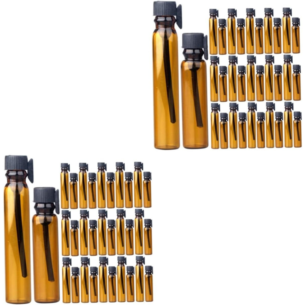 Hkhbjs 100Pcs Empty Glass Dropper Bottles For Essential Oil Sample Collection Travel Vials For Personal Care