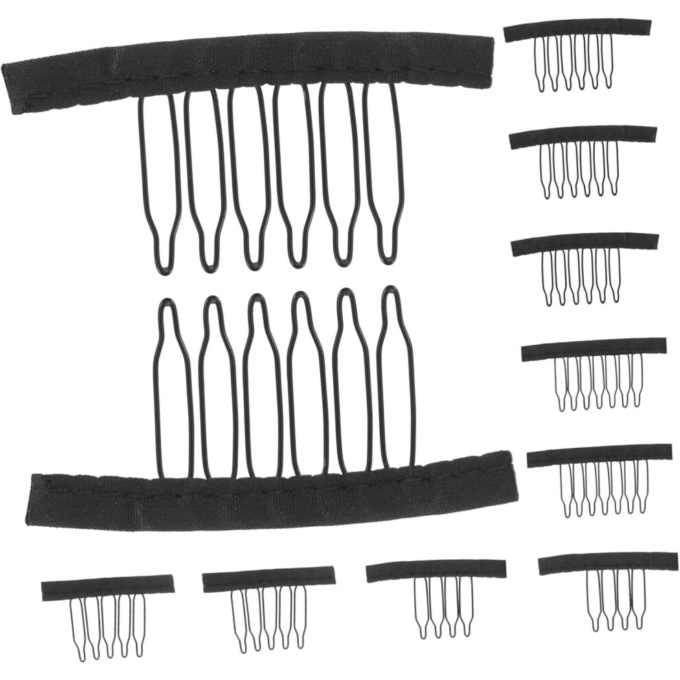 Hkhbjs 50Pcs Wig Headband Clips Steel Wig Accessories Portable Net Combs Hair Net Fixing Clips Making Tools