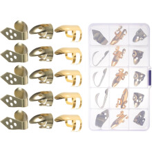Metall-Gitarren-Fingerpicks-Set für Banjo und E-Gitarre, Daumen- und Fingerdesign
