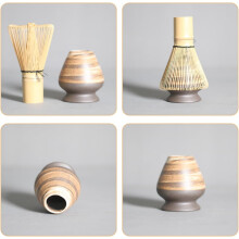 Ceramiczny stojak na trzepaczkę do matchy. Japoński estetyczny, minimalistyczny design. Stabilne podparcie. Łatwy w ekspozycji.