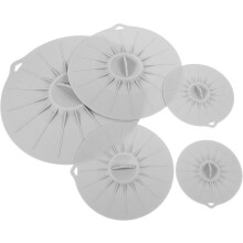 Tapa de silicona para conservar la frescura, tapa de silicona para cocina, protector antisalpicaduras para microondas, fácil de usar.