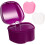 6pcs Denture Case Denture Storage Box Box Brace Container Case for Travel Random Color 1
