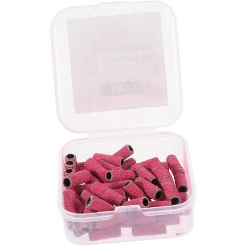 50pcs Mini Sanding Bands Manicure Nail Buffing Block Professional Nail Drill Bits Shiner Buffer Block