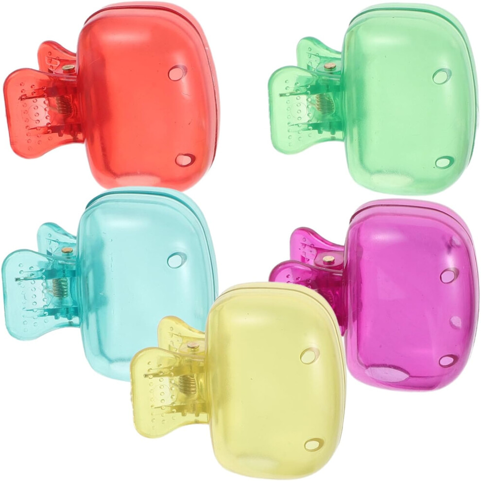 Hkhbjs 5Pcs Travel Toothbrush Covers Caps Portable Plastic Toothbrush Cases