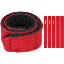 6pcs Fishing Rod Carrier Strap Versatile Wrap for Rod Quick Attachment Weather Resistant Fabric Elastic Fishing Tie Strap Outdoor