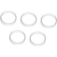 5 Petrischalen aus hochwertigem Borosilikatglas mit zuverlässigem und praktischem Design