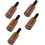 5pcs Refillable Travel Spray Bottle Brown Glass Subpackaging Container 1