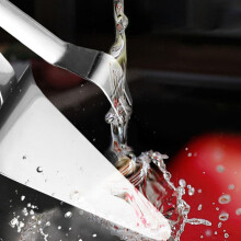 Espátulas de pizza de aço inoxidável de 2pcs com isolamento térmico e design fácil de usar