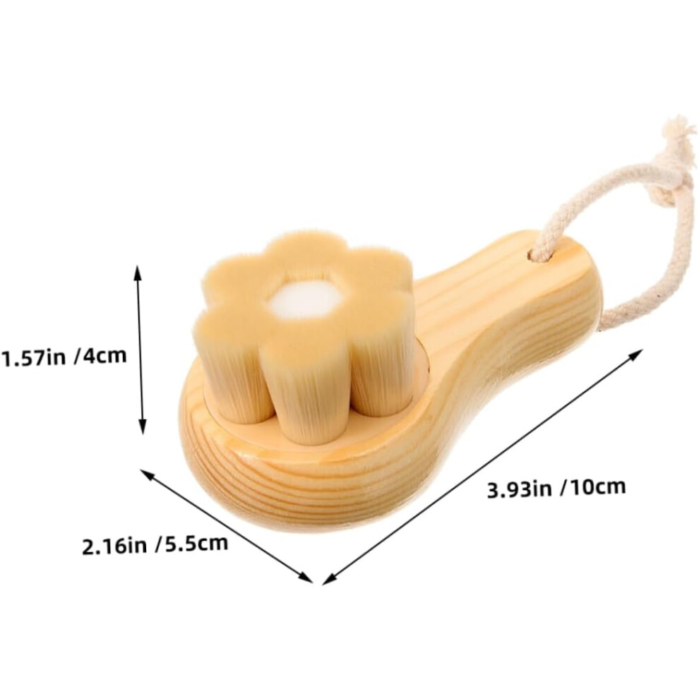Hkhbjs 2Pcs Soft Face Brush Manual Facial Cleansing Bristles Exfoliating Skin Cleaning Tool