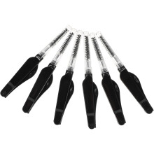 Lot de 6 peignes Ă cils pliables, brosse de maquillage pratique pour modeler les cils et faciliter le coiffage.