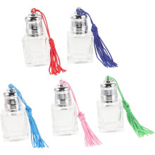 5pcs Small Glass Perfume Bottles Empty Roller Bottles for Essential Oil Refill