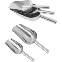Multifunktionale Edelstahl-Schaufeln für Mehl und Eis, 5 Stück