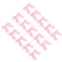 50 nœuds papillon élégants en ruban de satin pour emballage et pâtisserie